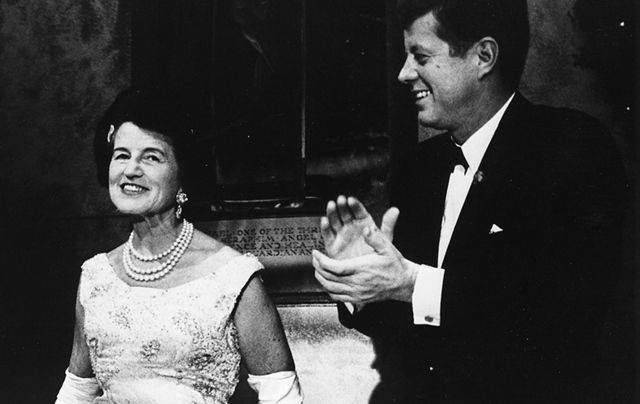 JFK and mom Rose